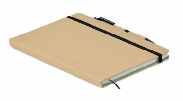 Logo trade promotional products picture of: A5 notebook in recycled carton
